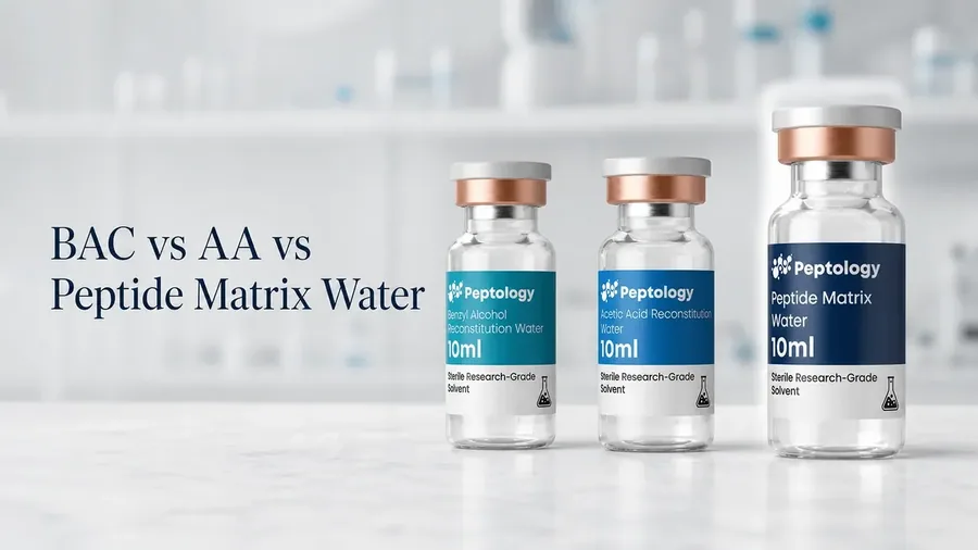Bakteriostatinis vanduo, acto rūgštis ar Matrix Water: kuri rekonstitucijos terpė?