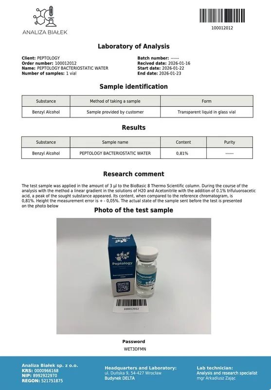 Bakteriostatinis vanduo - 10ml. – paveikslėlis 2