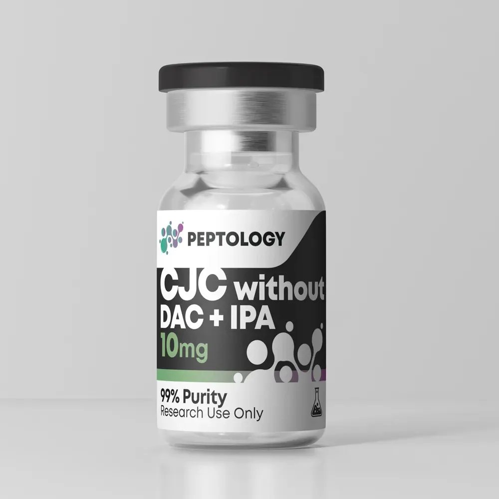 CJC-1295 be DAC 5 mg + Ipamorelin 5 mg – GHRH ir GH skatiklių kompleksas