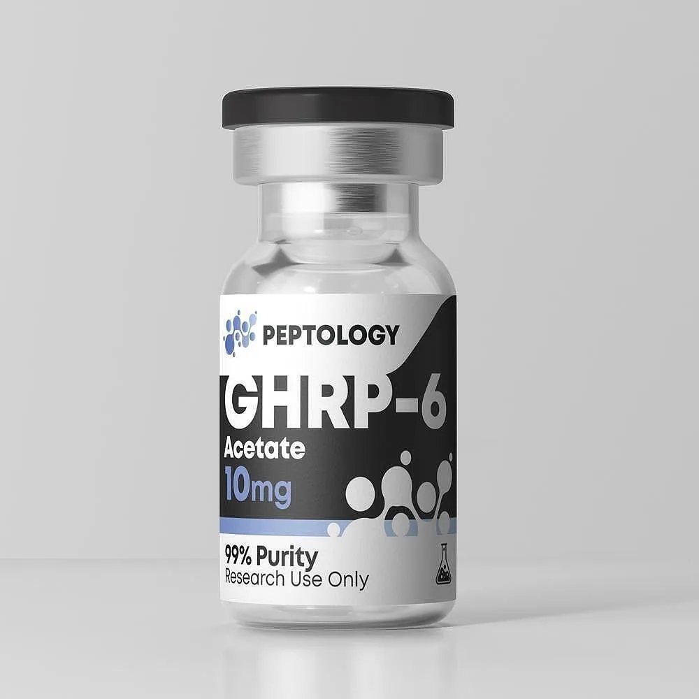 GHRP-6 10 mg – grelino mimetikas (GHS-R1a agonistas) pulsuojančios GH sekrecijos tyrimams
