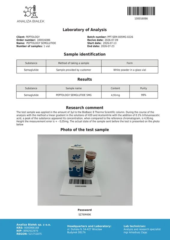 Semaglutide 5 mg/10mg – GLP-1 receptoriaus agonistas – paveikslėlis 2